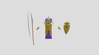 elvian armor - download free 3d model mitro123 82b8834 low-poly lotr filmyou can use if you want 3d print model - Mito3D
