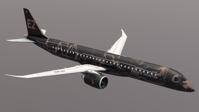 Embraer 195 jets e2 tech Leone acquistare royalty gratuito 3d modello simaoelis espf a1cfaa5 3d print model - Mito3D