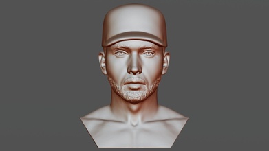 Eminem büst 3d baskı satın almak telif Bedava model basılı gerçeklik Piotrkatanowski batı şöhret dre rapçı tanınmış küçük Kanye nas meraklı dogg jay z dababy 3d print model - Mito3D