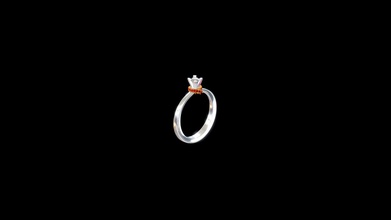 anel de noivado - comprar royalty free 3d modelo ihont jewelrymesh 6dcafcd ringsize mm 1700 peso ouro 14k g 360 gemas 1 rodada d 3,50 16 100 3d print model - Mito3D