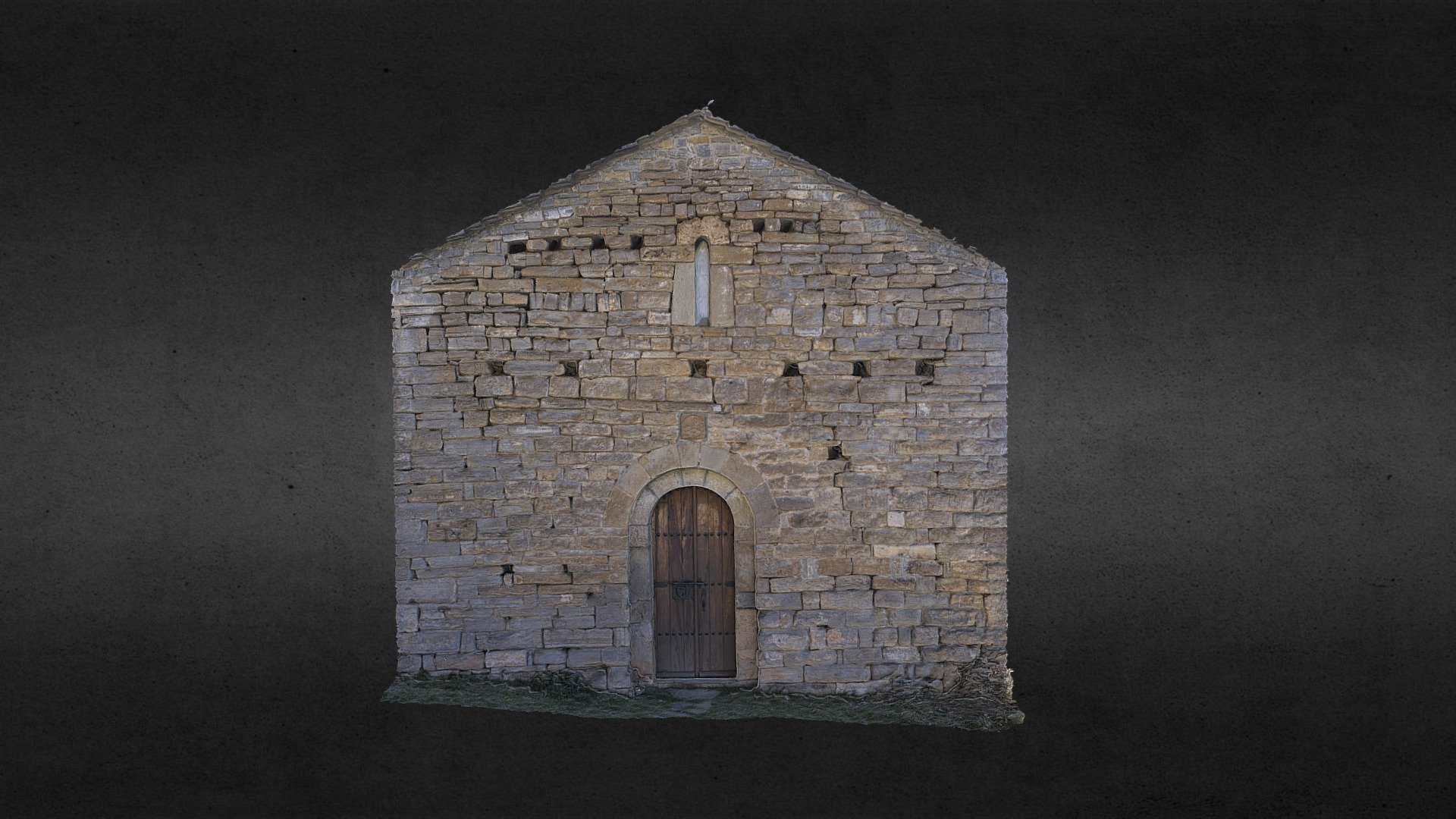 ermita de san pablo - download grátis modelo 3d fotoluis a190bf8 prueba 2 junto al monasterio obarra ribagorza line 3D print model - Mito3D