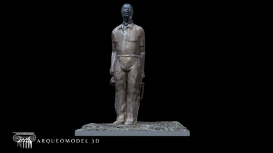 escultura auroro viana 3d modello arqueomodel3d juanbrualla 896bf69 3d print model - Mito3D