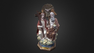 escultura sant sima trinidad - buy royalty free 3d model ategroup 071001a 3d print model - Mito3D