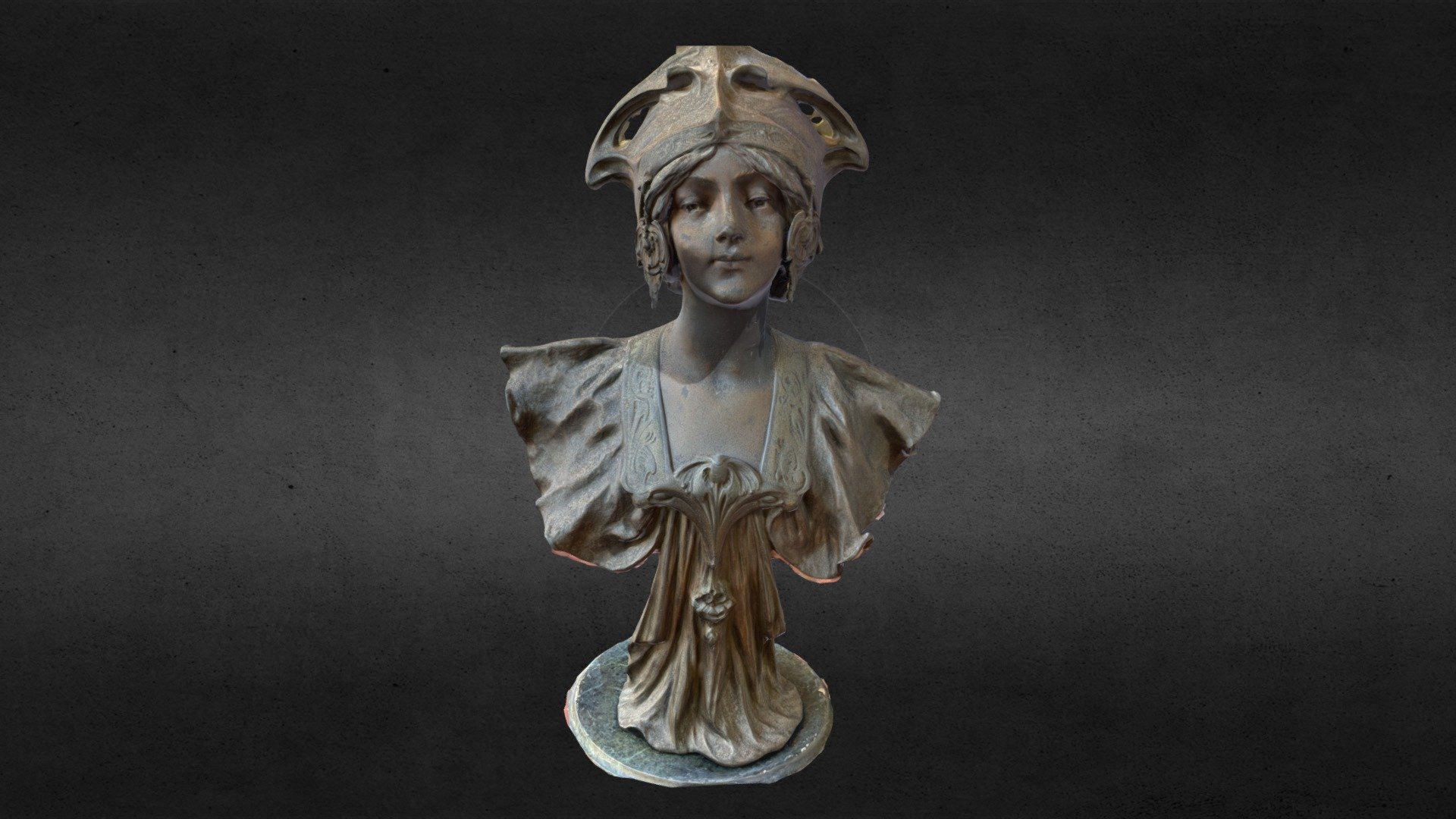 estatua de bronze - modelo 3d studiokwo 81b66e1 est tua menina do s culo xviii z vic koljutcska premiado escultor h ngaro xix 3D print model - Mito3D