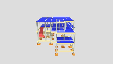 estrutura - casa edm modelo 3d wtengenharia b5e2b81 3d print model - Mito3D