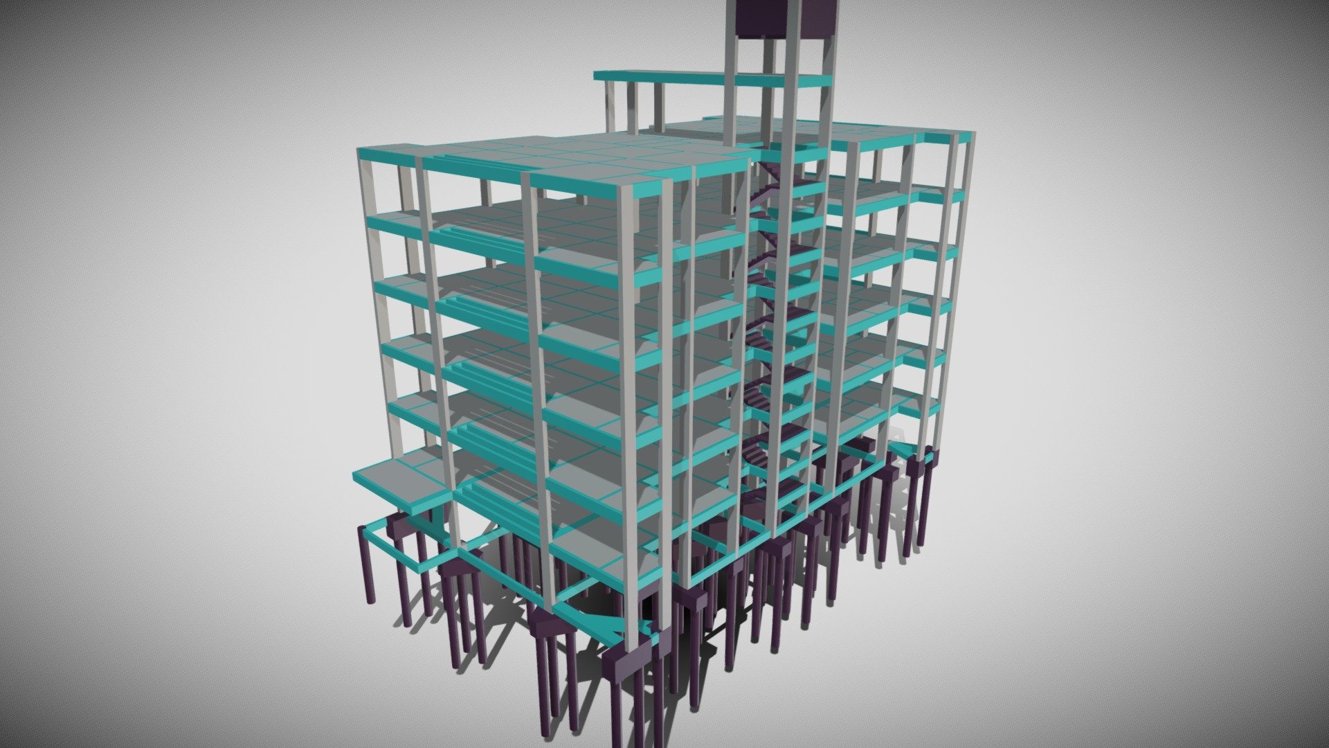 estrutural residencial thayn elu engenharia 3d modelo civiljoaovictor 7319f70 3D print model - Mito3D