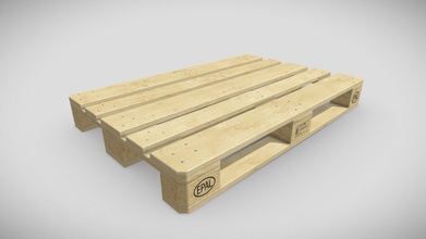 euro-pallet - download free 3d model wittybacon 4f38d1e 3d print model - Mito3D