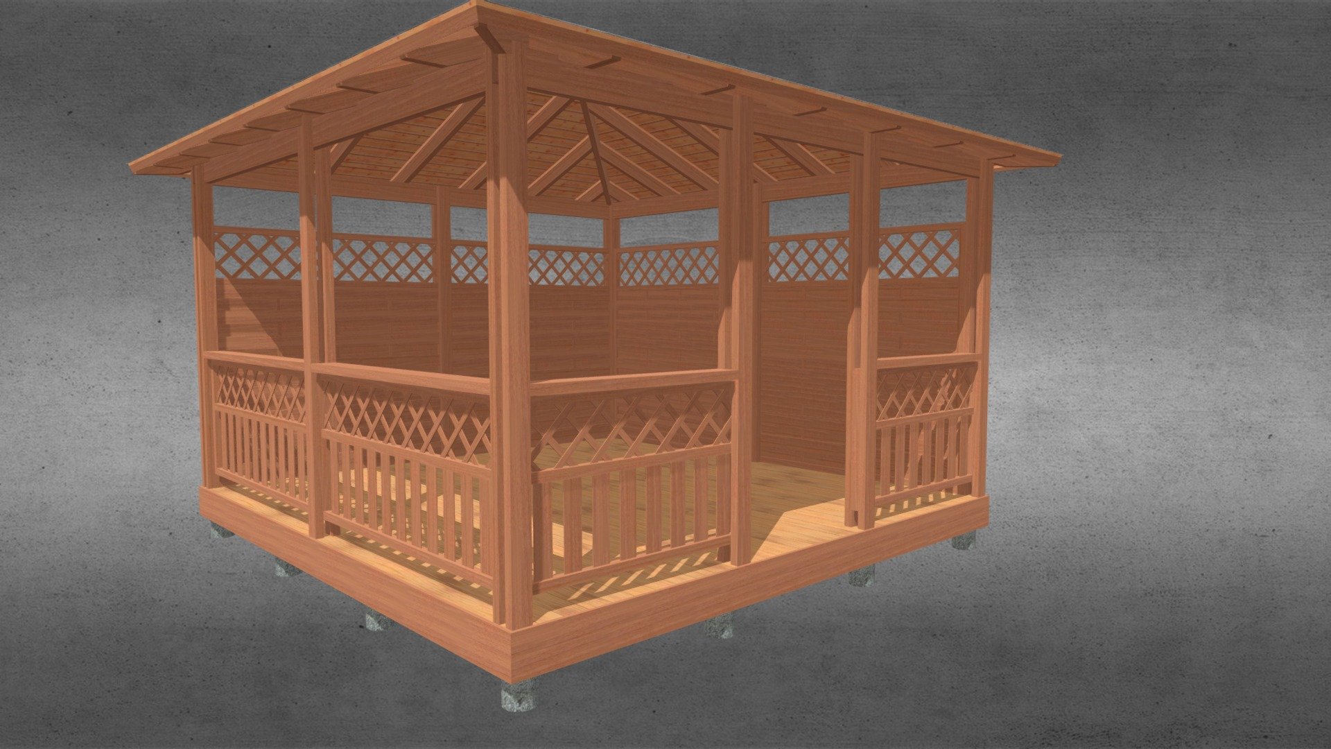 evb-4 pav sin kvadratin - 3d model veber-wood rendersales e806ea9 klasikin 3 7m x 3D print model - Mito3D