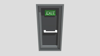 exit door - download free 3d model amedhh 00fdc19 3d print model - Mito3D