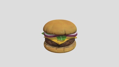 estallar hamburguesa queso descargar gratis 3d modelo Brennanvittitow 2b14149 3d print model - Mito3D