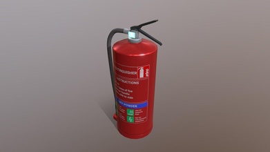 extinguisher futuristic - 3d model henriqueart lfv 87feb5d 3d print model - Mito3D