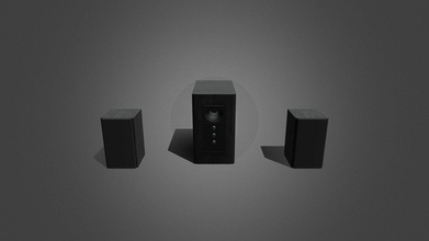f&d r313 speakers - 3d model izen itsizen 76b585f acoustic system without any marks text 3d print model - Mito3D