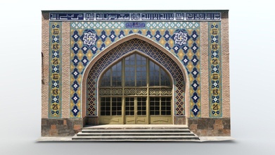 facade blue mosque - yerevan armenia 3d model azad balabanian azadbal a570e47 3d print model - Mito3D