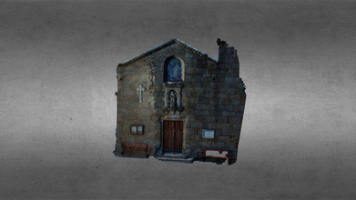 fachada de san miguel deiro - modelo 3d vanessa lago valago 73f7d3b creado partir fotogrametr arco da igreja paroquial vilanova arousa 3d print model - Mito3D