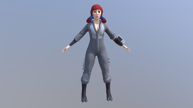 fallout girl - download free 3d model littlewhiteelk 45be4eb first time doing human new experience tons fun costume character wearing comes game 76 specifically sheepsquatch mascot outfit can obtained through quest attempted realism starting but ended only semi-realistic some exaggerated features 3d print model - Mito3D