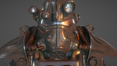 fallout t-45d power armor cosplay - buy royalty free 3d model moon dong hwa moondonghwa 6f3e9f8 suit figure 3dprintable wearable powerarmor hardsurface 3d print model - Mito3D