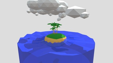 fantasy island - download free 3d model androobc e535af7 3d print model - Mito3D