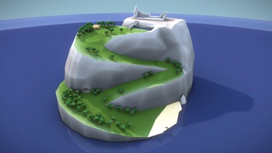 fantasy island - outpost 3d model shannen art 3e92b4f 3d print model - Mito3D