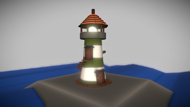 fantasy lighthouse - buy royalty free 3d model rudeboy rudeboy1917 7d6b59f lighthousechallenge 3d print model - Mito3D
