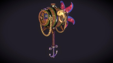 fantasy pirate hammer - 3d model alberto sicilia albertosicilia e4e86f2 project it&rsquo s result nearly two weeks work blender zbrush substance painter same time my submission challenge organised libel academy artstation page you can watch marmoset renders https wwwartstationcom zasd 3d print model - Mito3D