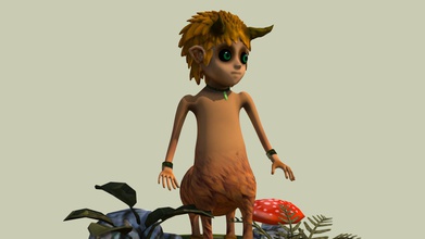 faun personnage - modèle 3d ma3d sculptmike 6c14b25 assez amusant espère que votre gars comme peu de faune ouais les gars, enfin, comprendre plus zbrush vais travailler avenir peint à la main low poly caractère 3d print model - Mito3D