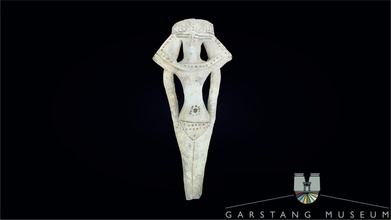 femelle bird headed figurine 3d modèle Garstang musée archéologie 2d25599 3d print model - Mito3D