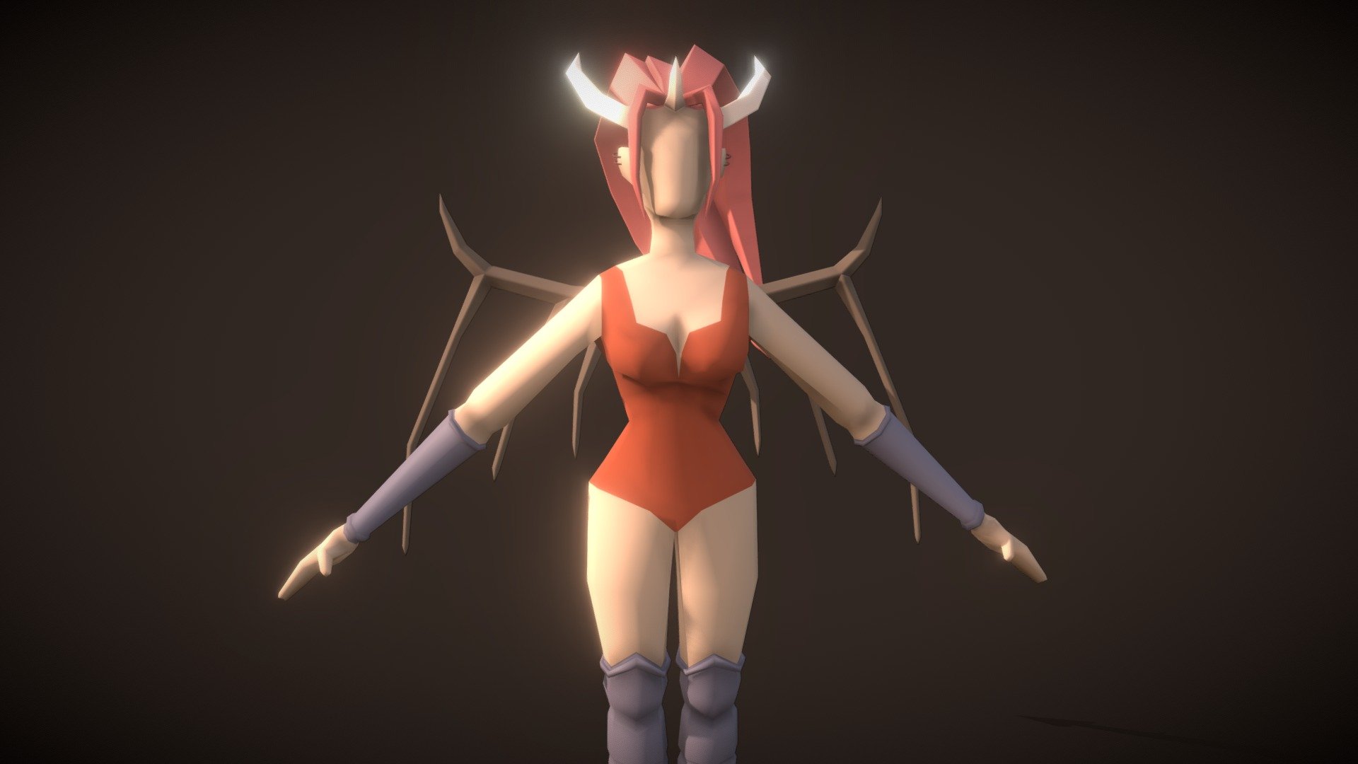 personaje femenino - demonio lilith baja poli comprar libre de derechos autor del modelo 3d karthik naidu naidukarthik1997 aea4d8c color caracteres utilizando materiales pero no&rsquo t tiene cualquier vértice colores asignados modo que usted puede sentirse intercambiar los incluso la textura te gusta utilizar el carácter móvil rpg mmorpg han hecho &ldquo pose&rdquo así aparejo agregar fácilmente animaciones usar sus juegos proyectos seguirme aquí instagram instagramcom k3dart imkarthik1997 comezónio imkarthik97la twitter twittercom facebook facebookcom plese commet puntos vista mi trabajo si compra, por favor velocidad escritura revisión 3D print model - Mito3D