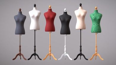 female mannequin torso 24 colour combinations - buy royalty free 3d model katerina novakova katerinanovakova 9ca8e72 3d print model - Mito3D