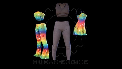 female scan - calypso clothing bundle buy royalty free 3d model human-engine 037c377 product features game engine pbr ready low poly textures diffuse 8192x8192 normal specular roughness available file formats obj additional details please check information tab human using artificial intelligence our 150 dslr photogrammetry rig we create 4d assets games vfx movies television virtual reality augmented scanning rigging game-engine integration ai have your character creation needs covered 3d print model - Mito3D