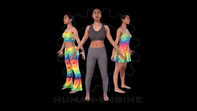 female scan - calypso clothing pose bundle - buy royalty free 3d model human-engine human-engine 0acefb6 product features game engine pbr ready low poly bundle composed 5 poses can used fighting stances reference textures diffuse 8192x8192 normal 8192x8192 specular 8192x8192 roughness 8192x8192 sss 8192x8192 available file formats obj additional details please check model information tab human engine using artificial intelligence our 150 dslr photogrammetry rig we create 3d 4d assets games vfx movies television virtual reality augmented reality 3d scanning rigging game-engine integration ai we have your character creation needs covered - female scan - calypso clothing pose bundle - buy royalty free 3d model human-engine human-engine 0acefb6