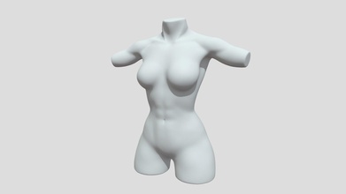 female torso - 3d model katherineoresta katcruiger 10934de 3d print model - Mito3D