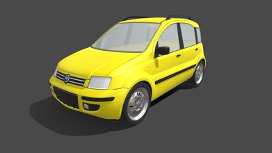 Fiat Panda Kaufen Lizenzgebühren frei 3d Modell 3ddomino 13f948e 3d print model - Mito3D