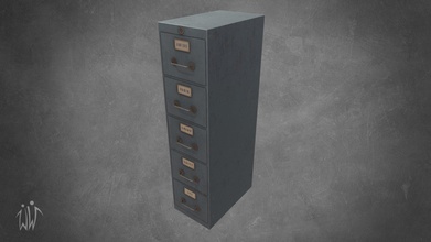 filing cabinet - buy royalty free 3d model x-zay 3fcc59e 3d print model - Mito3D