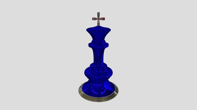 finished chess piece king1 - download free 3d model zebhall 26203ce king one my first attempts blender have much learn but am really enjoying process even difficult days crash programs rewarding learning experience 3d print model - Mito3D