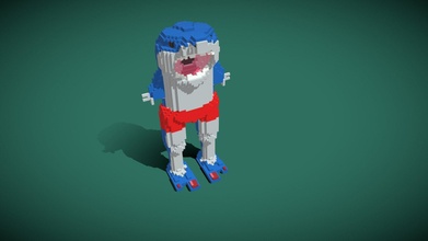 finnegan lifeguard shark makerville - 3d model mottzy 0459027 3d print model - Mito3D