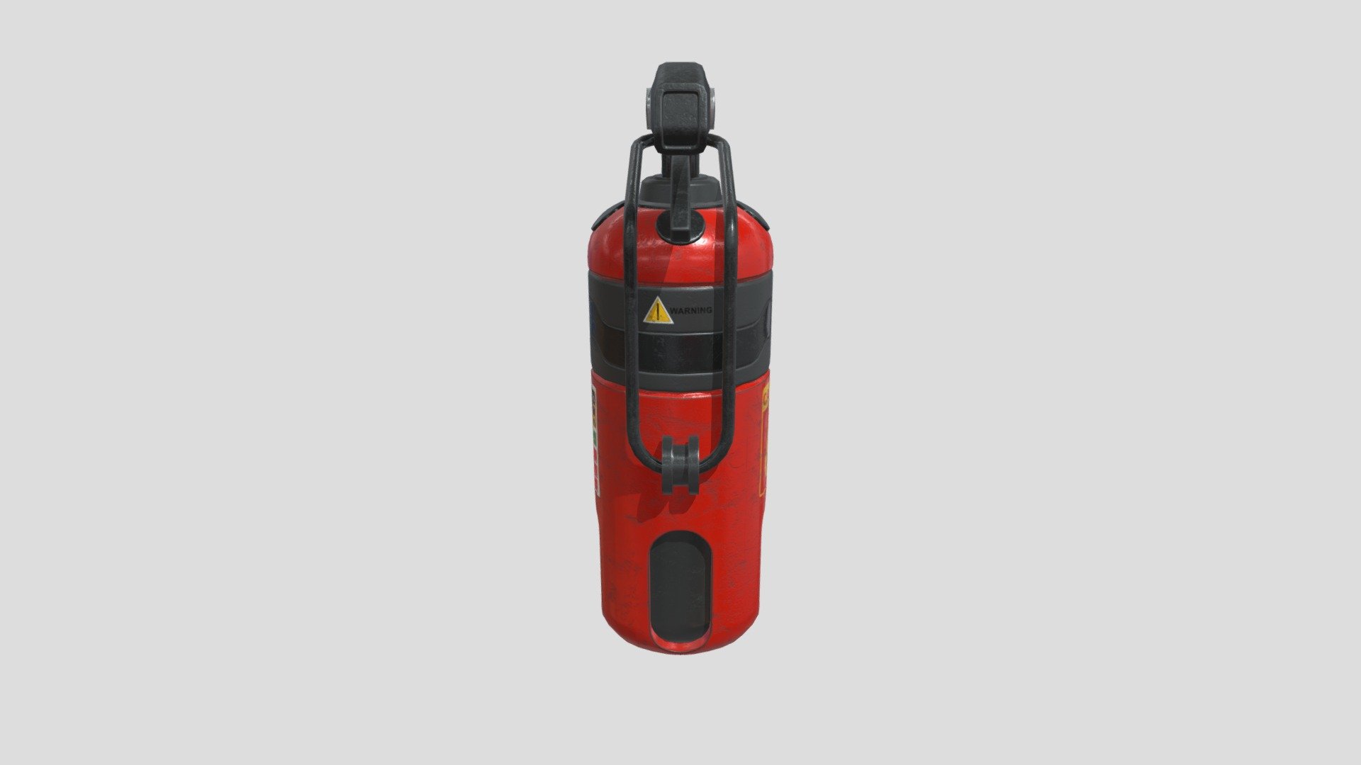 fire extinguisher - 3d model ramanan 238e2be game ready advanced proper topology uv textures used engines like unreal unity has 2 seperate meshes texture sets 4k 3D print model - Mito3D