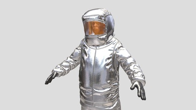 firefighter aluminized flame proof suit - buy royalty free 3d model agarkova cg 5a5edfb 3d print model - Mito3D