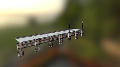 erste Brücke Abschnitt v002 - 3d-Modell der c-miller czaroftheuniverse a355261 wip ersten mega man x unwirklich Projekt arbeite 3d print model - Mito3D