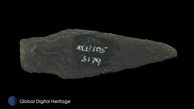 fish tail point variation xcb-105-3179 - download free 3d model global digital heritage globaldigitalheritage f55c0e3 400 bce-100 ce xcb-105 adamagan aleut place walrus hunters head morzhovoi bay western alaska peninsula massive village multiple occupations occupied largest arctic estimated 1000 people also has limited dated 2200-1700 bce 1000-600 900-1100 artifacts presented result research conducted under grants nsf 9630072 9814086 9996372 9996415 1139266 1321411 h maschner principal investigator these were scanned either faro edge arm minolta vivid 9i processed geomagic polyworks 2-8 photos used texture wrap original digitizing work done ivl id st univ subsequent processing publication completed 3d print model - Mito3D
