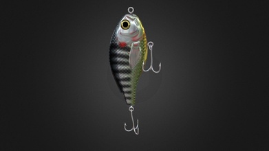 fishing lure 7 - buy royalty free 3d model eugeneost ff8c665 3d print model - Mito3D