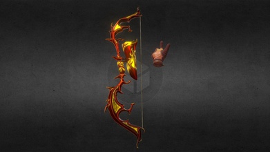 flame bow - 3d model piotr pisiak piopis c7cc85b made mobile game archery club released boombit sa all rights reserved 3d print model - Mito3D
