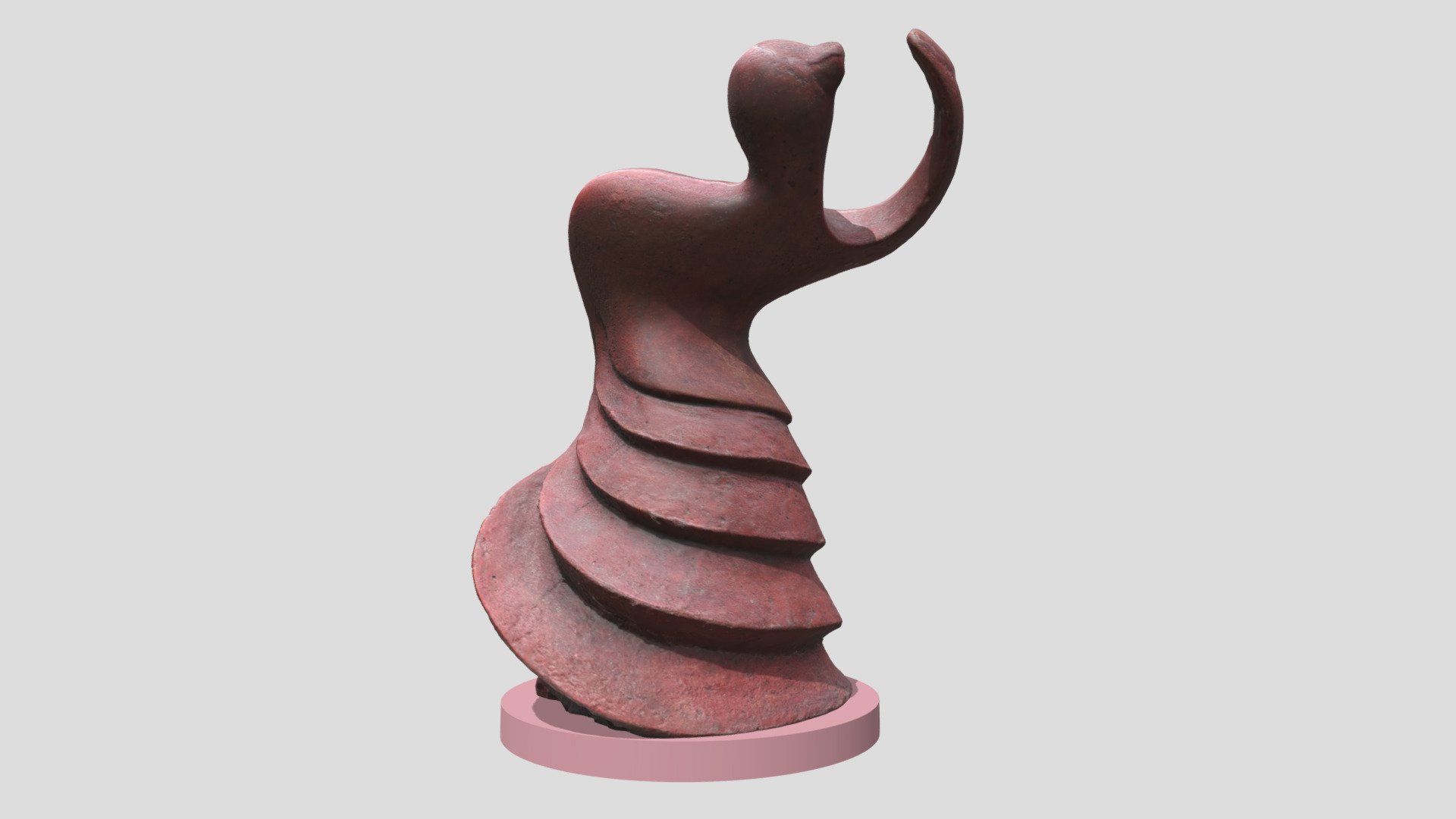 flamenco - modello 3d pattarrian e4617a5 statuetta in bronzo-r sine datant 2014 24 cm hauter r alis e par jean pierre barreau n 1948 ancien ing nieur espt retrait qui se consacre aujourd&rsquo hui scultura il demeure anglet pyr es atlantiques francia http wwwjean-pierre-barreaucom 3D print model - Mito3D