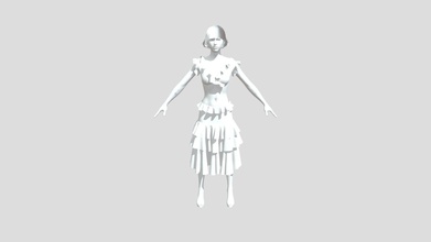 Flamenco Kleid vorübergehend 3d Modell macky69 2c11a94 3d print model - Mito3D