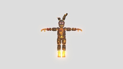 flaming-springtrap-fnaf-ar-animations - download free 3d model sprngtrp727 2ed59c6 3d print model - Mito3D