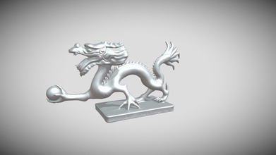 flaming dragon - 3d model alitermos766 08f0201 3d print model - Mito3D