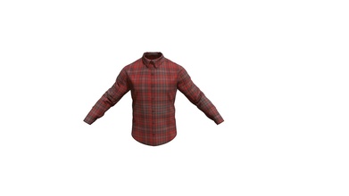 flannel shirt - 3d model iosuver3d 4889d05 3d print model - Mito3D