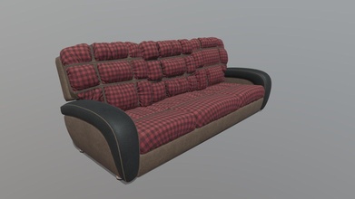 flannel sofa - 3d model zorgot f9576db 3d print model - Mito3D