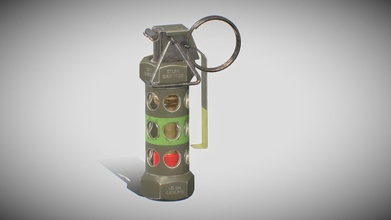 flashbang grenade - 3d model dromok199 starikovskiyalex 23bf1a9 3d print model - Mito3D