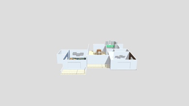 flat - 3d model kamal3dartist 34893dc room floor plan architectural 3d print model - Mito3D