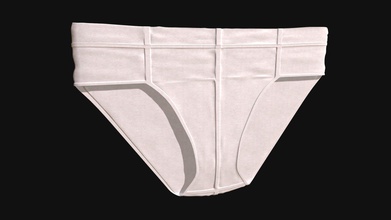 flat briefs underwear - buy royalty free 3d model francescomilanese b073d7d 3d print model - Mito3D